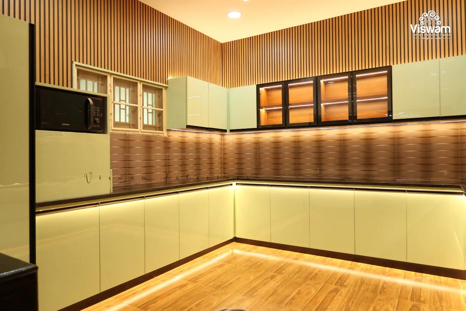 Elegant modular kitchen in Madurai